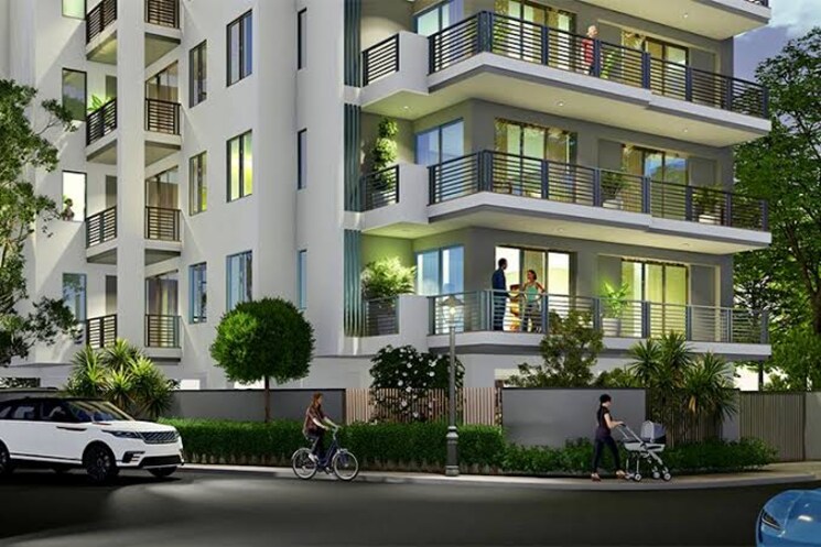 Exterior View, dlf-gardencity-enclave 3 Bedroom 1632 Sq.Ft. Builder Floor In Sector 93 Gurgaon 9380659