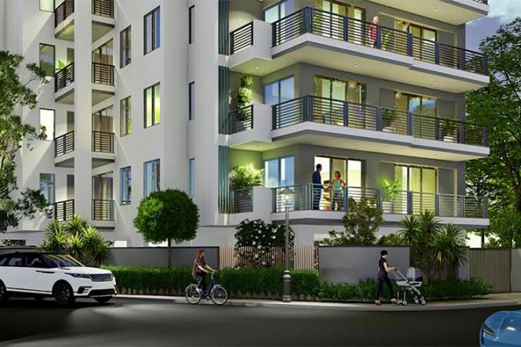 Exterior View, dlf-gardencity-enclave 3 Bedroom 1632 Sq.Ft. Builder Floor In Sector 93 Gurgaon 9380659