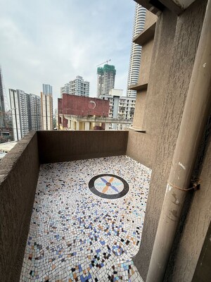 Balcony in 4 BHK Apartment at Darshan Rico, Lower Parel – for Rent