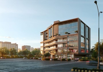 Shop – Exterior View View at Shilp One , Shilaj - for Sale