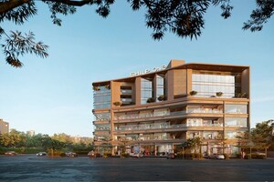  Shop – Exterior View View at Shilp One , Shilaj - for Sale