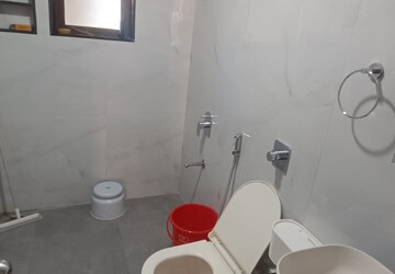 Bathroom in 3 BHK Apartment at Evershine Grandeur, Malad West – for Rent