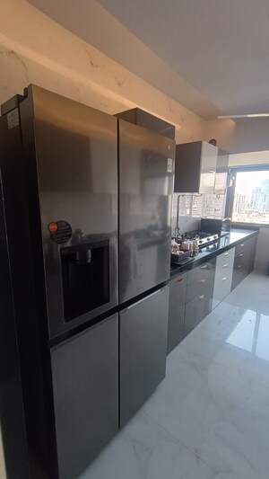 Kitchen in 3 BHK Apartment at Evershine Grandeur, Malad West – for Rent
