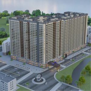 2 BHK Apartment – Exterior View View at AV Pearl, Ekvira Darshan - for Sale