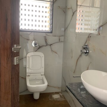 Bathroom in 2 BHK Apartment at Nisar Rajal Veer Abhimanyu CHS, Kastur Park – for Rent