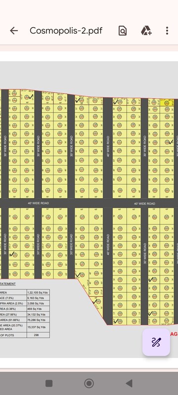  Plot – Exterior View View at CBC Cosmopolis, Mirkhanpet - for Sale