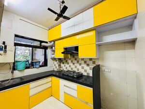 Kitchen in 2 BHK Apartment at Seawoods – for Rent