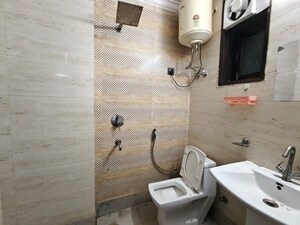 Bathroom in 2 BHK Builder Floor at Malviya Nagar – for Rent