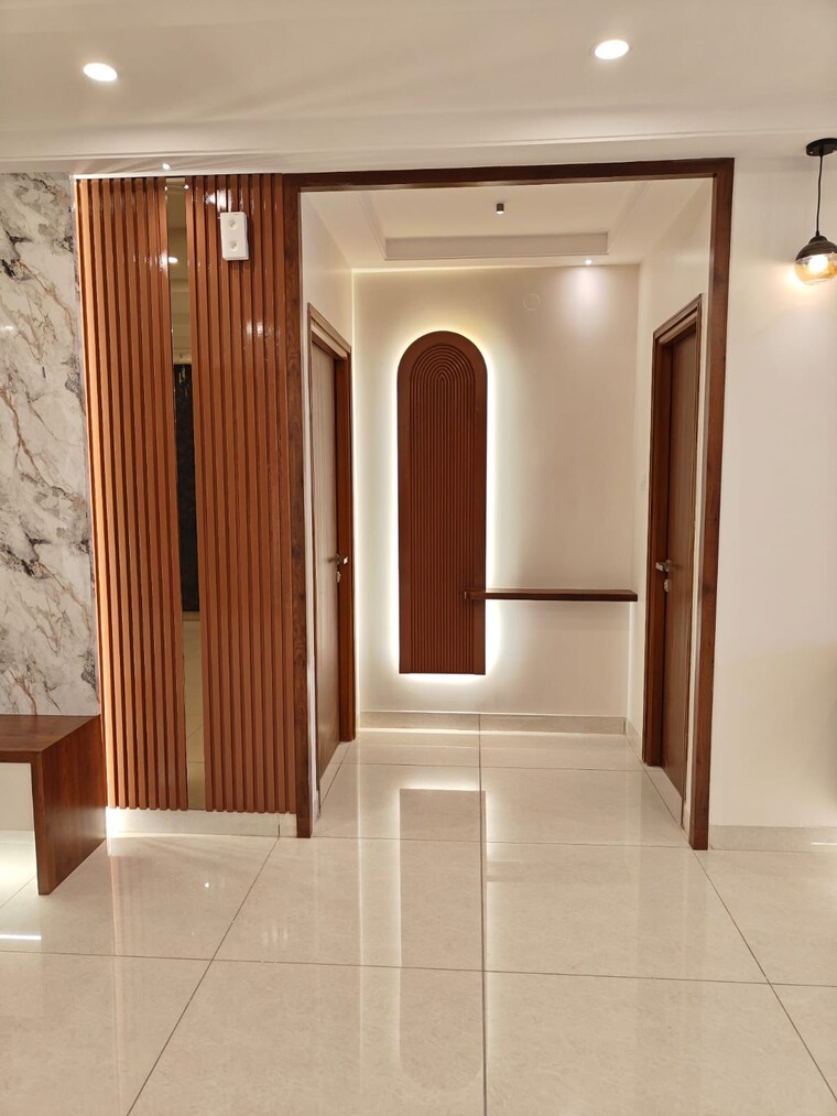 Living Room, golf-edge 3 Bedroom 2108 Sq.Ft. Apartment In Gachibowli Hyderabad 9380954