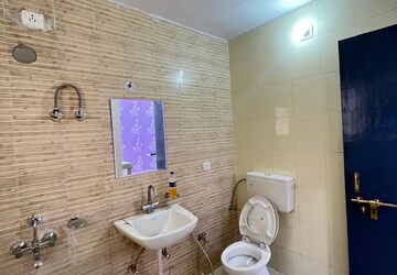 Bathroom in 3.5 BHK Apartment at UPAVP Ganga Yamuna And Hindon Enclave, Pratap Vihar – for Rent