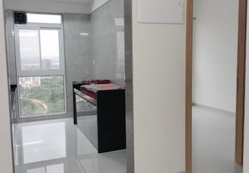 Kitchen in 2 BHK Apartment at Tricity Montview, Sanpada – for Rent