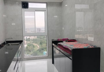 Kitchen in 2 BHK Apartment at Tricity Montview, Sanpada – for Rent