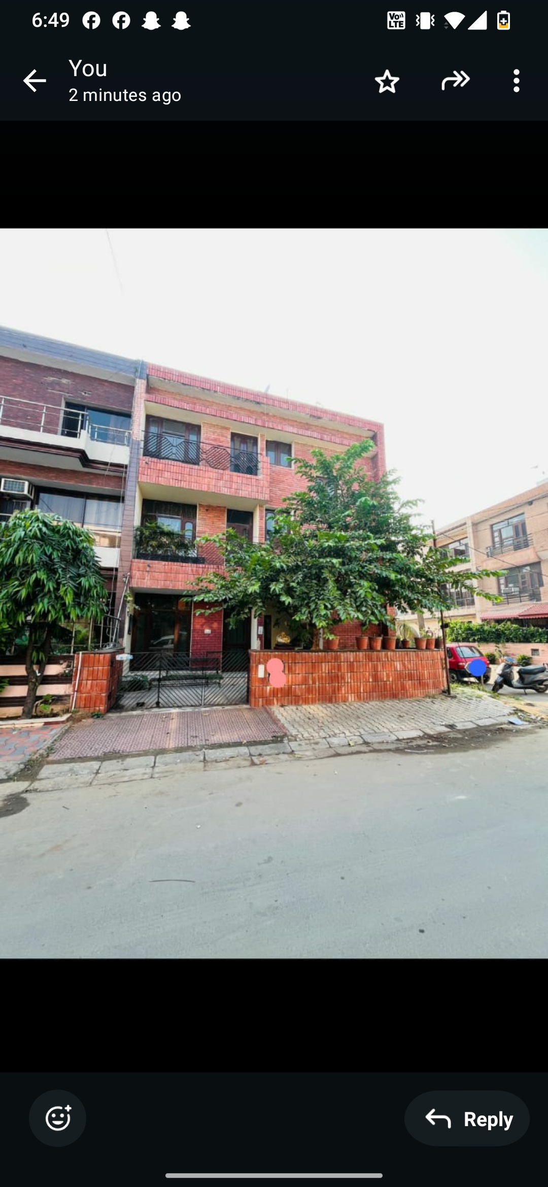 6+ BHK + Pooja Room Independent House For Sale in 10 Marla Corner Old Tripl