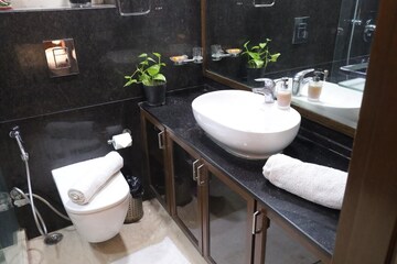 Attached Bathroom in 3 BHK Apartment at Saket – for Rent
