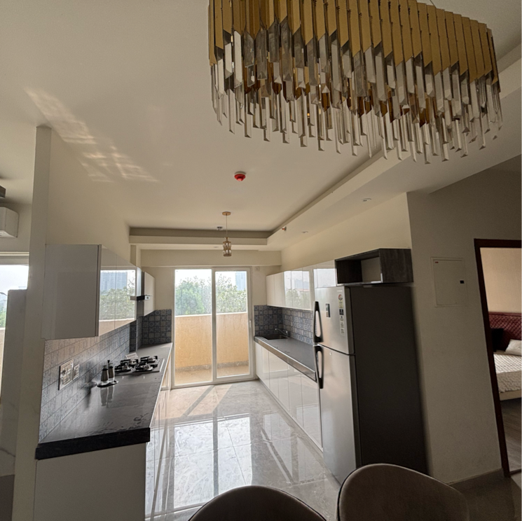 Kitchen, tulip-yellow 3 Bedroom 1034 Sq.Ft. Apartment In Sector 69 Gurgaon 9381054