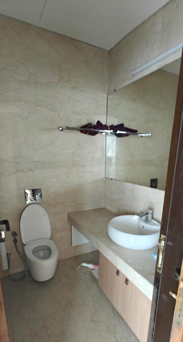 Bathroom in 3 BHK Apartment at Omkar 1973, Worli – for Rent