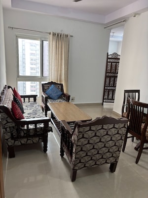 Living Room in 1 BHK Apartment at UPAVP Ganga Yamuna And Hindon Enclave, Pratap Vihar – for Rent