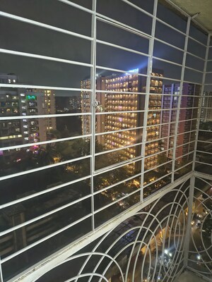 Balcony in 1 BHK Apartment at Star Sky Sayba Heights, Nehru Nagar – for Rent