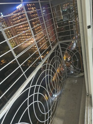 Balcony in 1 BHK Apartment at Star Sky Sayba Heights, Nehru Nagar – for Rent