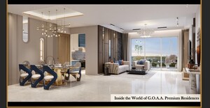 Living Room in 2 BHK Apartment at Bicholim – for Sale