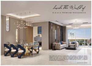 Living Room in 2 BHK Apartment at Bicholim – for Sale