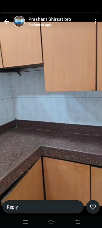 Kitchen in 1 RK Apartment at Adarsh Nagar Society, Worli – for Rent