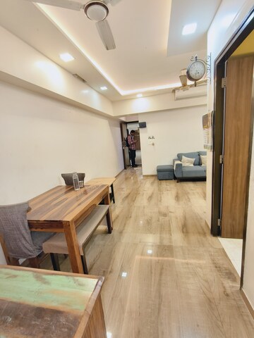 Living Room in 2 BHK Apartment at Lodha Amara, Kolshet Road – for Rent