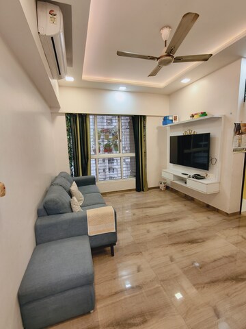 Living Room in 2 BHK Apartment at Lodha Amara, Kolshet Road – for Rent