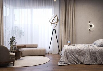 Master Bedroom in 4 BHK Apartment at Sobha Waterfront, Somajiguda – for Sale