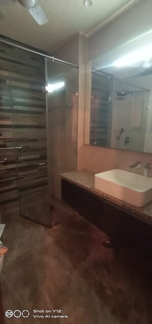 Bathroom in 3 BHK Builder Floor at Greater Kailash I – for Rent