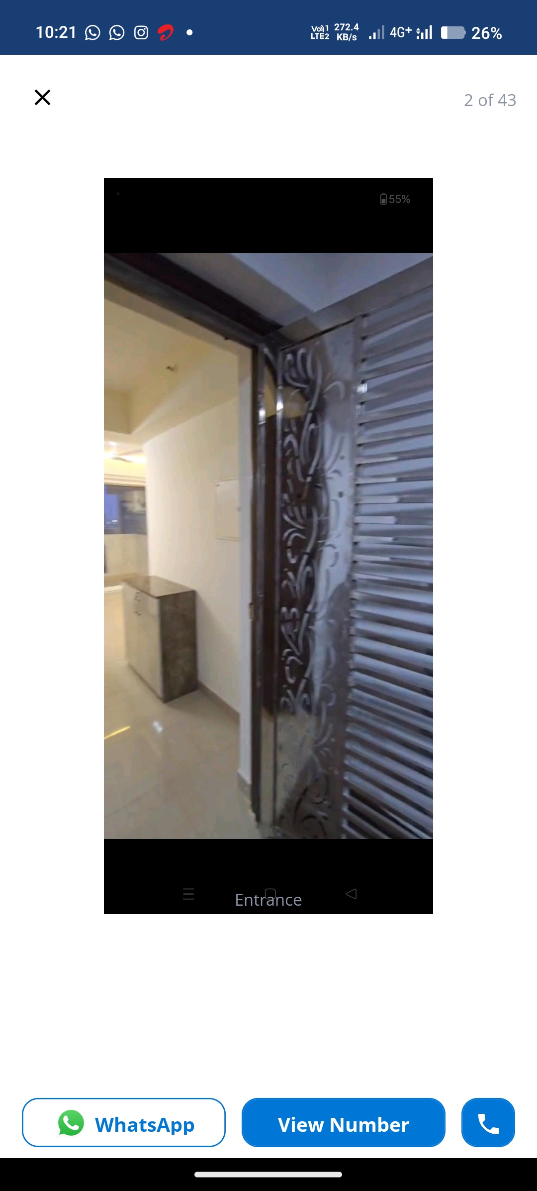 3 BHK Apartment For Rent in Spazedge