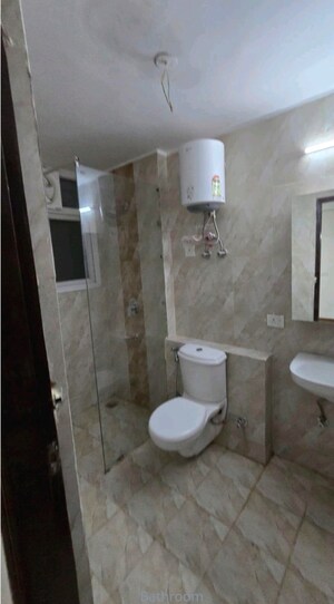 Bathroom in 3 BHK Apartment at Spazedge, Sector 47 – for Rent