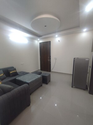 Living Room in 1 BHK Builder Floor at Chattarpur – for Rent