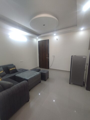 Living Room in 1 BHK Builder Floor at Chattarpur – for Rent