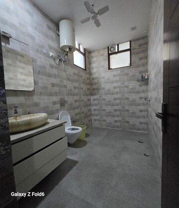 Bathroom in 2 BHK Builder Floor at Chattarpur – for Rent