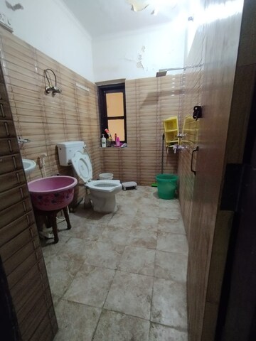 Bathroom in 1 BHK Builder Floor at Chattarpur – for Rent