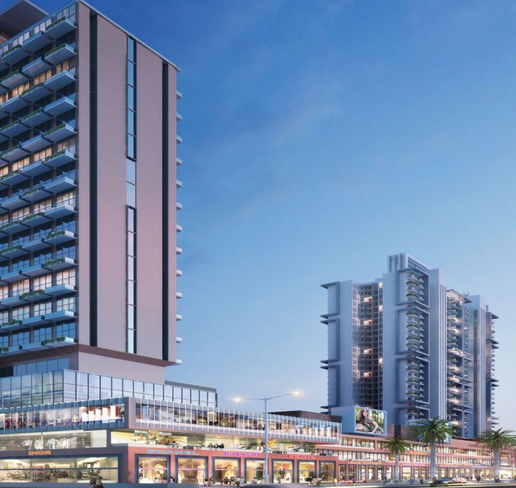 Exterior View, m3m-corner-walk Commercial Shop 400 Sq.Ft. In Sector 74 Gurgaon 9381447