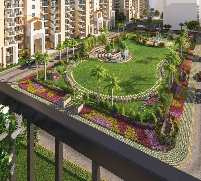 Garden, emaar-palm-heights 3 Bedroom 1242 Sq.Ft. Apartment In Sector 77 Gurgaon 9381463
