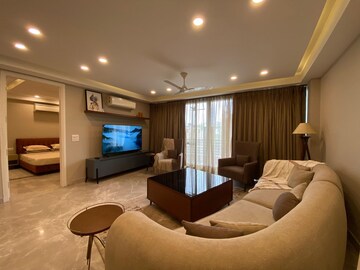 Living Room in 3 BHK Apartment at Defence Colony – for Rent