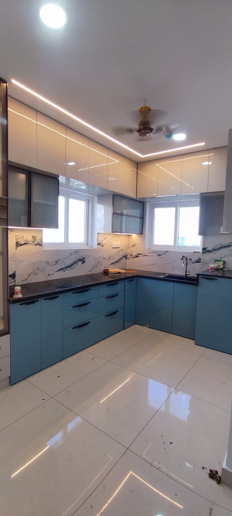 Kitchen, asbl-spire 3 Bedroom 1905 Sq.Ft. Apartment In Kokapet Hyderabad 9381527