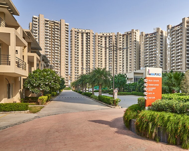 Exterior View, mapsko-casa-bella-apartments 4 Bedroom 2535 Sq.Ft. Apartment In Sector 82 Gurgaon 9381556