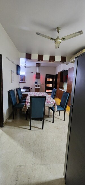 Dining area in 3 BHK Apartment at Vigyapan Lok Apartments, Mayur Vihar Phase 1 – for Rent