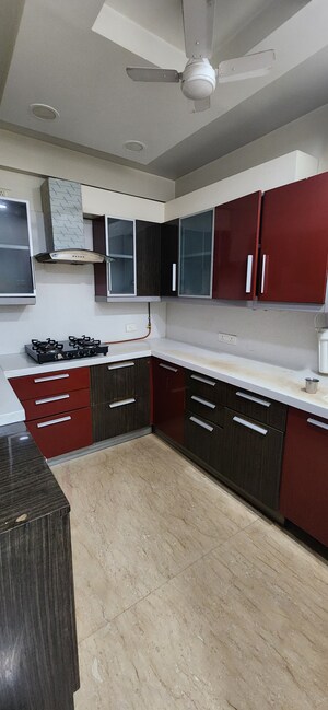 Kitchen in 3 BHK Apartment at Vigyapan Lok Apartments, Mayur Vihar Phase 1 – for Rent