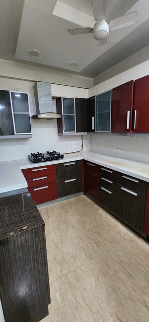 Kitchen in 3 BHK Apartment at Vigyapan Lok Apartments, Mayur Vihar Phase 1 – for Rent