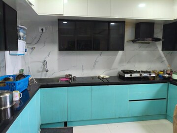 Kitchen in 3 BHK Apartment at SMR Vinay Iconia Phase II, Kondapur – for Rent
