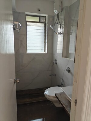 Bathroom in 3 BHK Apartment at Dhiraj Tower, Chembur – for Rent