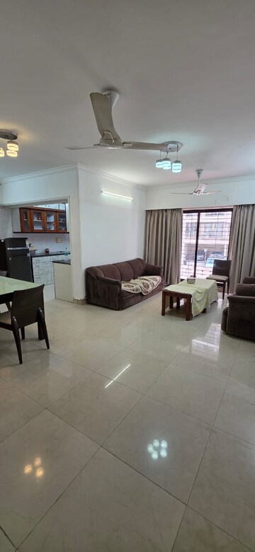 Living Room in 3 BHK Apartment at Goyal Lakshchandi Heights, Goregaon East – for Rent