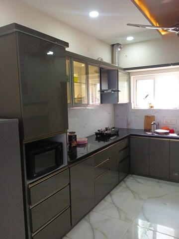 Kitchen in 4 BHK Villa at SNR Golden Crest, Gachibowli – for Rent