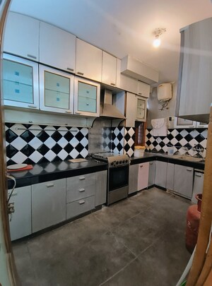 Kitchen in 3 BHK Builder Floor at Sector 38 – for Rent