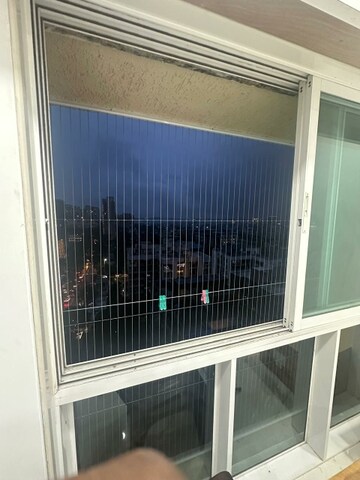 Balcony in 3 BHK Apartment at Nahar Amaryllis Towers and Plaza, Chandivali – for Rent